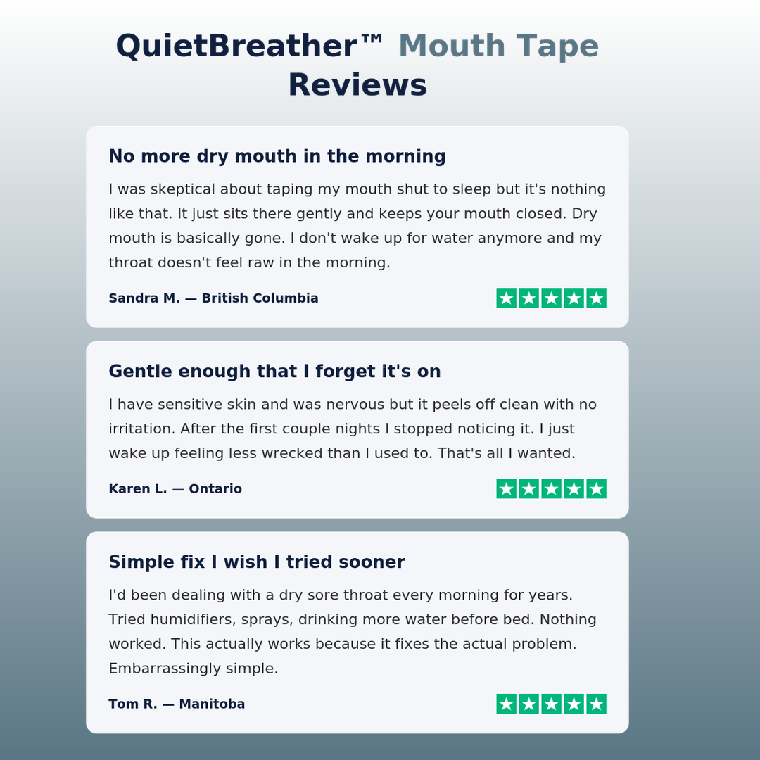 QuietBreather Mouth Tape Refills (30pcs)